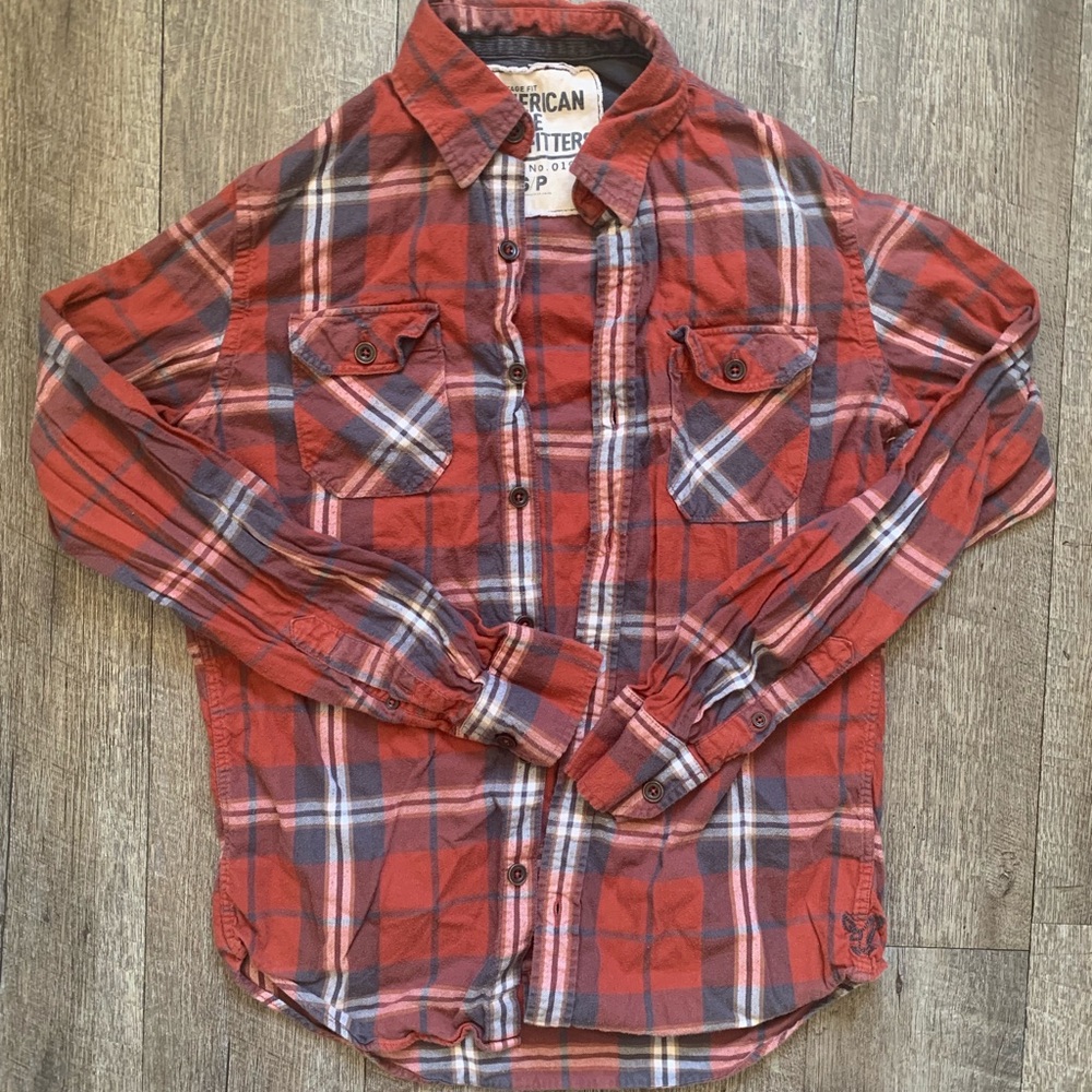American eagle red flannel Small